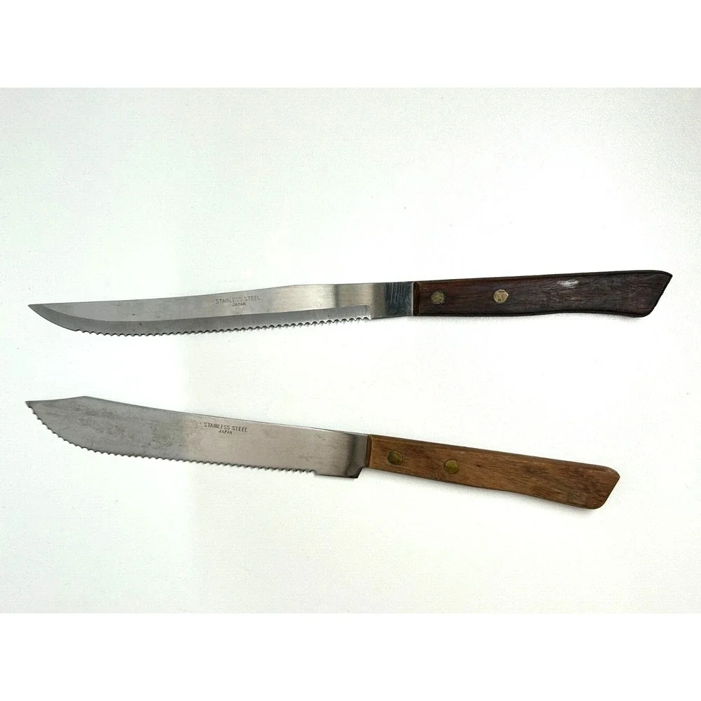 Stainless Steel Japan Serrated Slicer Carving Knife 7